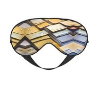 Postal Stationery - Máscara de ojos unisex, máscara para dormir sin presión ocular, cubierta suave para viajes