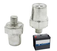 Postales de Carga del Terminal Lateral de la batería, Poste del Lado Lado de la batería, Positivo de los terminales Negativos de la Conectores Laterales Post, Paquete de 2, Conector de Car