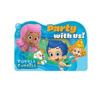 Postales de invitaci n para fiesta de cumplea os de Bubble Guppies Aqua Awesome, 10 x 13 cm, paquete de 8