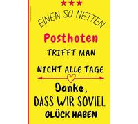 Postbote Notizbuch: Ein Notizblock als Zeichen der Wertschätzung für Ihren Postboten ist eine aufmerksame Geste. Dieser A5-Notizblock ist eine ideale ... Vertrauens und ein perfektes Dankeschön.