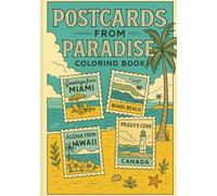 Postcards from Paradise: Coloring Book