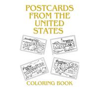 Postcards from the United States of America: Coloring Book