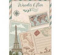 Postcards & Pathways: A Vintage Travel Memories Journal, 90 GSM, Ruled, Paperback.