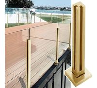 Poste de abrazadera para barandilla de escalera, balaustres, columna conectora para porche, valla/piscina, soportes de soporte, diseño Ele para decoración moderna