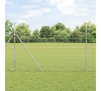 Poste de acero galvanizado de 25 x 1,6 m, diseño rectangular para jardines y terrazas, construcción robusta, resistente a la corrosión, resistente a la intemperie, fácil de instalar, ideal