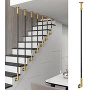 Poste de balaustre de escalera montado lateralmente, poste de valla de ático de estilo industrial para decoración del hogar y protección contra caídas, columna de balaustrada de escaleras