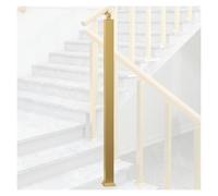 Poste de Balaustre de Hierro Forjado, Barandilla de escalera ajustable/postes/columnas de husillo cuadrado for plataforma de escalera, con kit de base de piso(1pc,55.1"/140cm)