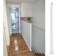 Poste de balaustre Negro con Soporte de ángulo Plano y Ajustable, Poste de Eje de barandilla de barandilla de escaleras Poste de barandilla de Hierro Cuadrado para escalones de Cubierta/porc