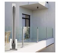 Poste de barandilla de acero inoxidable para uso en interiores y exteriores, 10 mm/12 mm, columna de balaustrada y soporte de balaustre de plataforma comercial
