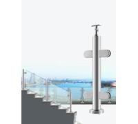 Poste de barandilla de vidrio de acero inoxidable 304, juego de barandillas de vidrio para balcón al aire libre, 950 mm il para cubierta, escalera, veranda, diseño duradero y moderno