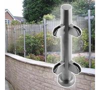 Poste de barandilla de vidrio de acero inoxidable con abrazadera, panel de vidrio para valla de jardín, balaustrada de seguridad para piscina, columna de escalera al aire libre, barandilla moderna