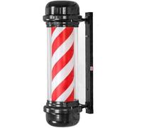 Poste De Barbería LED, Letrero De Peluquería Giratorio E Iluminado For Exteriores, Estilo Retro, Impermeable, Lámpara De Pared LED Con Rayas Rojas Y Blancas, Estilo Retro, For Barberías.