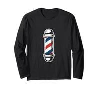 Poste de barbero clásico Estilo Retro Vintage Manga Larga