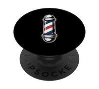 Poste de barbero clásico Estilo Retro Vintage PopSockets PopGrip Adhesivo