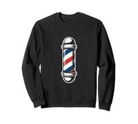 Poste de barbero clásico Estilo Retro Vintage Sudadera