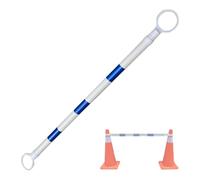 Poste de barricada de seguridad retráctil, 1 2 5 6 8 12 paquetes barrera cono tráfico reflectante telescópica, multicolor de 4 a 6,6 pies for mayor visibilidad(Blue and White,1pc)