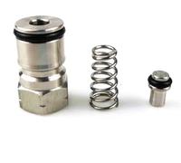 Poste de bloqueo de bola de acero inoxidable 304, accesorio de barril de cerveza casera de doble rosca for barriles Cornelius.(19/32 Gas+Liquid)