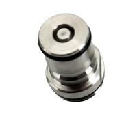 Poste de bola de bloqueo con rosca macho de 1/2" for barriles Cornelius - Repuesto de conexión rápida de acero inoxidable for dispensación de bebidas(Gas Post)