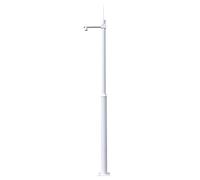 Poste de cámara metálico Resistente y Ajustable, Adecuado para Seguridad en Exteriores, Soporte Universal de 2,5 m/8,2 pies, Apto para cámaras y televisores montados en la Pared, y Que tambi