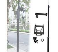 Poste de cámara solar para exteriores para vigilancia y seguridad en jardines, calles y patios traseros