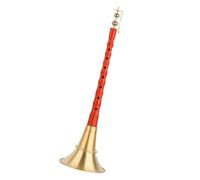 Poste De Caoba, Cuenco De Cobre Núcleo Hueco Suona Folk Instrumento Musical Suona De Tono No Fijo Suona Para Principiantes (Color : 28.2cm)