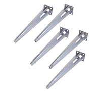 Poste De Cerca Soporte Con Tubo De Inserción 34mm Juego De 5