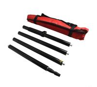 Poste de encuesta de fibra de carbono de 1,8 m para estación total GPS GNSS, poste de medición de 4 secciones con rosca de 5/8 pulgadas, diámetro de 32 mm, compatible