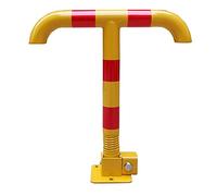 Poste de estacionamiento, Bolardo de estacionamiento alta resistencia con forma T y resorte, barrera seguridad plegable