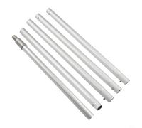 Poste de extensión de aluminio ligero de 12 pies con 9 secciones de bloqueo para techos altos y tareas de limpieza del hogar