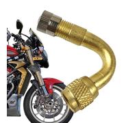Poste de extensión de válvula de neumático genérico | Adaptador universal de inflado de aire para motocicleta con codo de 90 grados - Adaptador de válvula de extensión de neumático de aire para