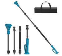 Poste de extensión para podadora eléctrica inalámbrica para batería Makita 18 V, varilla de extensión de 4 secciones, 1-1,5-2 m, tres longitudes de montaje, cabeza de varilla ajustable a 180°, bolsa
