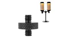 Poste de farol desmontable, base de lámpara de candelabro, soporte de lámpara de mesa de aleación de aluminio portátil para jardín, , mochilero, picnic, actividades al aire libre, hoguera y