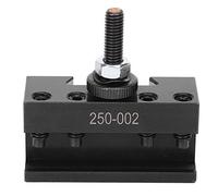 Poste de herramienta de cambio rápido 250-001, portaherramientas para torno CNC, poste de herramienta duradero de acero al carbono con rango de brocas de 0,5 pulgadas para (250-002)