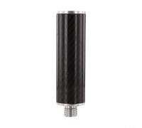 Poste de inspección de fibra de carbono de 32 mm de diámetro, varilla GPS de rosca de 5/20.3 cm-11 para estación total, medición extensible para levantamiento de tierras (longitud opcional) (10 cm)
