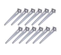Poste de la Cerca Tirantes Manga 34mm 12 Set Manga de Suelo Bodeneinschlaghülse