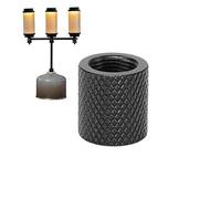 Poste de luz de campamento desmontable, base de lámpara de candelabro, soporte de lámpara de mesa portátil para jardín, pesca, mochileros, actividades al aire libre, patio, balcón, hoguera, senderismo