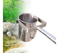 Poste de muestreo de agua de acero inoxidable de 23 pies, muestra líquida para ingeniería e industria, 1000 ml de capacidad, varilla de muestreo duradera para pruebas de agua precisas