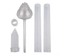 Poste de musgo de riego automático de 61 cm para plantas trepadoras, apilable con malla para un mejor apoyo y crecimiento (pájaro)