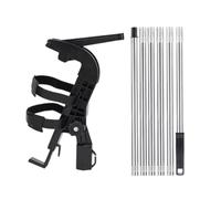 Poste de pintura - Adaptador de pulverización ajustable, de extensión telescópica, accesorio de plumero de polvo, herramienta de revestimiento de techo, equipo de mejora del hogar, acabado