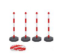 POSTE DE PLÁSTICO PARA CADENA SE PUEDE AÑADIR EN LA BASE ARENA O AGUA POSTE,CADENA,ESLABON DE ENCAJE (GANCHO ROJO)