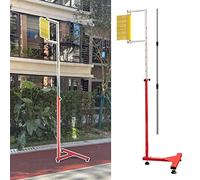 Poste de prueba de salto vertical al aire libre, entrenador de salto vertical de gimnasio resistente de altura ajustable, equipo de entrenamiento de baloncesto para niños, jóvenes y adultos (paletas