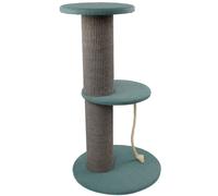 Poste de rascado modelo JUMPER ROPE con juguetes y elevador para gatos Ferribiel