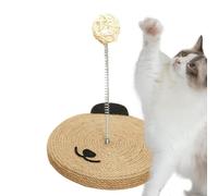 Poste de Rascado para - Juguete Mental y Físico con Campana,Alfombrilla de Sisal para Gatos | para Afilar Uñas De De Todas Las Razas Interior