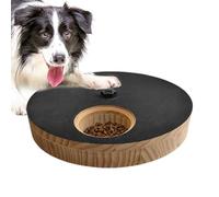 Poste De Rascado Para Perros, Juguete De Lima Redonda Giratoria De Madera | Tablero De Rectificado De Madera Natural 1200g, Raspador Interactivo Para El Cuidado De Las Uñas De Mascotas, Con Caja De