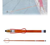 Poste de rescate de agua, poste retráctil para salvar vidas, se extiende hasta 10 metros, marca reflectante luminosa, fácil de almacenar y transportar, capacidad de carga de 120 kg para piscina y lago