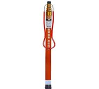 Poste de Rescate de Emergencia for Piscina con Elementos Luminosos y Reflectantes, Compuesto por un Poste de Fibra de Vidrio y un Cable de Acero Recubierto de PVC(1,18ft)
