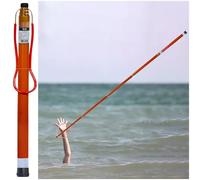 Poste de rescate extensible para seguridad de piscina de emergencia, palo portátil para salvar vidas para prevención de ahogamientos en zonas de natación