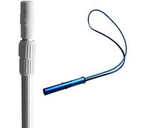 Poste de rescate para piscina, poste telescópico de aluminio resistente con ganchos de seguridad, equipo de rescate acuático de 9 m para clubes de natación, yates y lagos. Herramienta salvavidas dur