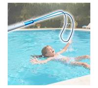 Poste de rescate telescópico con gancho para el cuerpo, poste retráctil portátil para salvar vidas para clases de natación y rescate de emergencia en uso comercial y doméstico