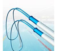 Poste de seguridad ajustable para piscina, barra de rescate portátil con mango a presión para clases de natación, uso de emergencia, 6 m